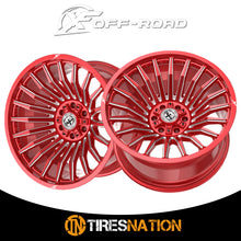Xf Off-Road Xf-231 Anodized Red & Milled 20X10 8X165.1/8X170 125.2 -24