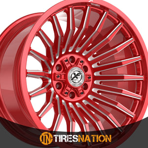 Xf Off-Road Xf-231 Anodized Red & Milled 20X10 8X165.1/8X170 125.2 -24