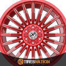 Xf Off-Road Xf-231 Anodized Red & Milled 22X12 8X165.1/8X170 125.2 -44