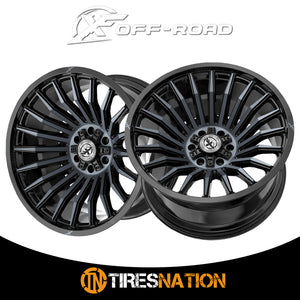 Xf Off-Road Xf-231 Gloss Black & Machined Titanium Double Dark Tint 20X10 5X127/5X139.7 78.1 -24