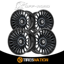 Xf Off-Road Xf-231 Gloss Black & Machined Titanium Double Dark Tint 20X9 5X127/5X139.7 78.1 0