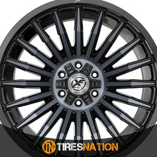 Xf Off-Road Xf-231 Gloss Black & Machined Titanium Double Dark Tint 20X9 5X127/5X139.7 78.1 0