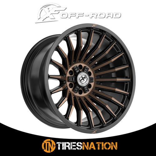 Xf Off-Road Xf-231 Satin Black & Bronze Machined Double Dark Tint 20X10 5X127/5X139.7 78.1 -24