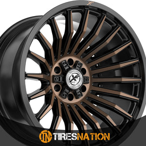 Xf Off-Road Xf-231 Satin Black & Bronze Machined Double Dark Tint 26X12 5X127/5X139.7 78.1 -44