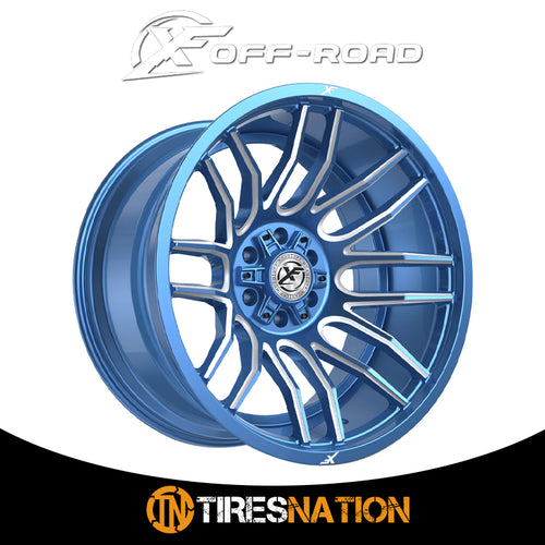 Xf Off-Road Xf-232 Anodized Blue & Milled 20X10 6X135/6X139.7 106.4 -12