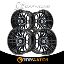 Xf Off-Road Xf-232 Gloss Black & Machined Titanium Double Dark Tint 20X9 5X127/5X139.7 78.1 0