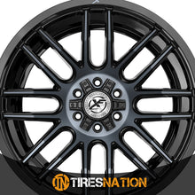 Xf Off-Road Xf-232 Gloss Black & Machined Titanium Double Dark Tint 20X9 5X127/5X139.7 78.1 0