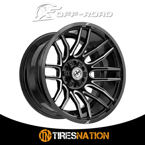 Xf Off-Road Xf-232 Gloss Black & Milled 20X10 8X165.1/8X170 125.2 -24