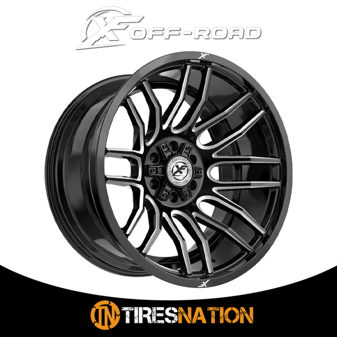 Xf Off-Road Xf-232 Gloss Black & Milled 20X10 8X165.1/8X170 125.2 -24