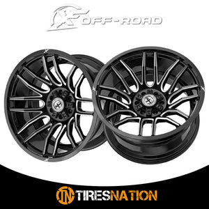Xf Off-Road Xf-232 Gloss Black & Milled 20X10 8X165.1/8X170 125.2 -24