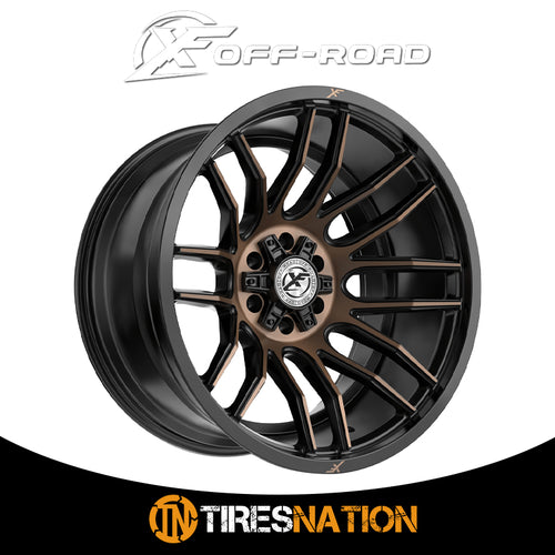 Xf Off-Road Xf-232 Satin Black & Bronze Machined Double Dark Tint 18X9 5X127/5X139.7 78.1 12