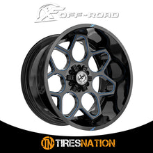 Xf Off-Road Xf-233 Gloss Black & Blue Milled 20X10 5X127/5X139.7 78.1 -24