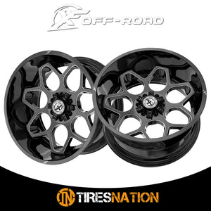 Xf Off-Road Xf-233 Gloss Black & Milled 20X10 8X165.1/8X170 125.2 -24