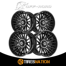 Xf Off-Road Xf-234 Gloss Black & Brushed Double Dark Tint 20X10 8X165.1/8X180 125.2 -12