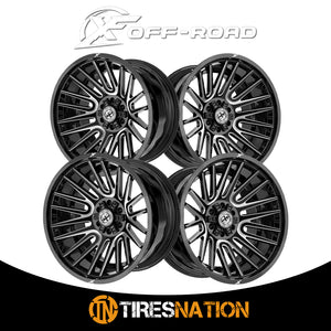 Xf Off-Road Xf-234 Gloss Black & Milled 20X9 5X127/5X139.7 78.1 12