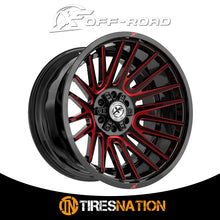 Xf Off-Road Xf-234 Gloss Black & Red Machined 20X10 8X165.1/8X170 125.2 -12