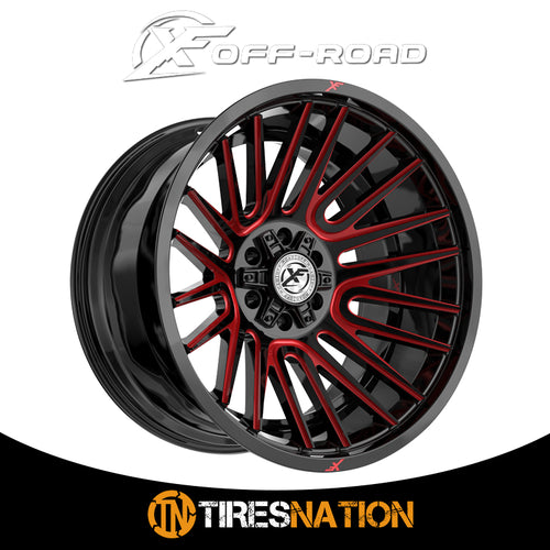Xf Off-Road Xf-234 Gloss Black & Red Machined 20X10 6X135/6X139.7 106.4 -12