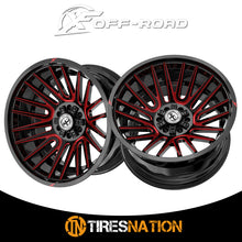 Xf Off-Road Xf-234 Gloss Black & Red Machined 20X10 8X165.1/8X170 125.2 -12
