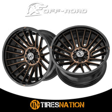 Xf Off-Road Xf-234 Satin Black & Bronze Machined Double Dark Tint 20X10 6X135/6X139.7 106.4 -12