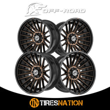 Xf Off-Road Xf-234 Satin Black & Bronze Machined Double Dark Tint 20X10 6X135/6X139.7 106.4 -12