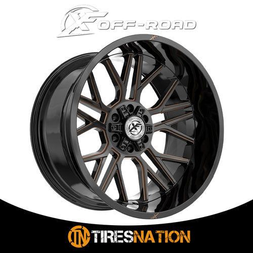Xf Off-Road Xf-235 Gloss Black & Bronze Milled 20X9 5X127/5X139.7 78.1 0