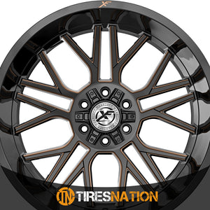 Xf Off-Road Xf-235 Gloss Black & Bronze Milled 20X10 5X127/5X139.7 78.1 -12