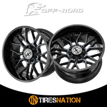 Xf Off-Road Xf-235 Gloss Black & Machined Titanium Double Dark Tint 20X9 5X127/5X139.7 78.1 12