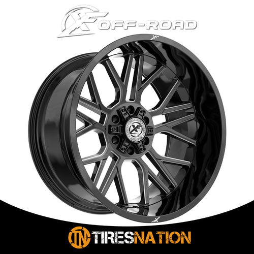 Xf Off-Road Xf-235 Gloss Black & Milled 20X10 5X127/5X139.7 78.1 -24