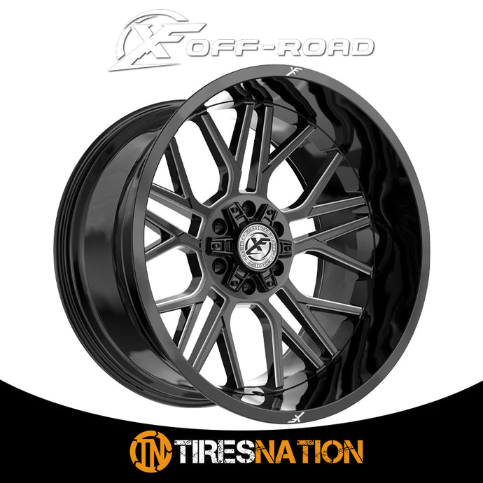 Xf Off-Road Xf-235 Gloss Black & Milled 20X10 5X127/5X139.7 78.1 -24