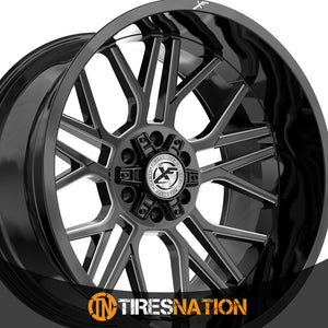 Xf Off-Road Xf-235 Gloss Black & Milled 20X10 5X127/5X139.7 78.1 -24
