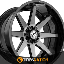 Xf Off-Road Xf-236 Gloss Black & Brushed Double Dark Tint 20X10 5X127/5X139.7 78.1 -24