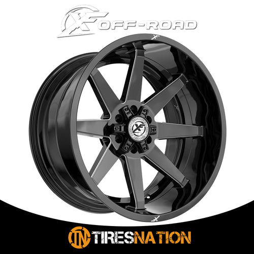 Xf Off-Road Xf-236 Gloss Black & Milled 20X10 5X127/5X139.7 78.1 -12