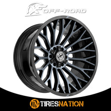 Xf Off-Road Xf-237 Gloss Black & Machined Titanium Double Dark Tint 20X10 5X127/5X139.7 78.1 -12