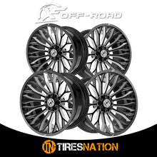 Xf Off-Road Xf-237 Gloss Black & Milled 20X12 5X127/5X139.7 78.1 -44