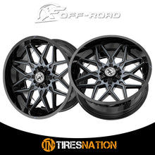 Xf Off-Road Xf-238 Gloss Black & Machined Titanium Double Dark Tint 20X10 5X127/5X139.7 78.1 -12