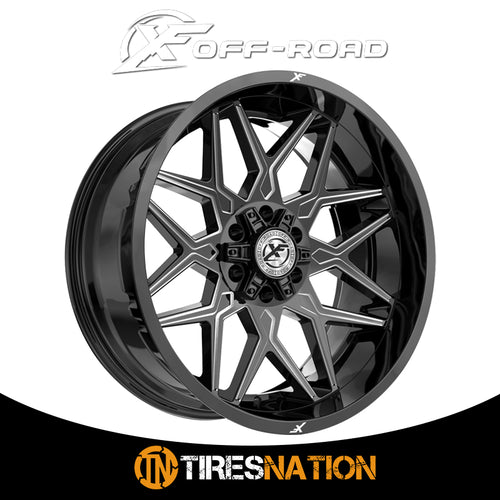 Xf Off-Road Xf-238 Gloss Black & Milled 20X10 5X127/5X139.7 78.1 -12
