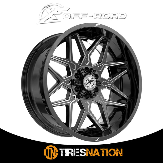 Xf Off-Road Xf-238 Gloss Black & Milled 20X10 5X127/5X139.7 78.1 -12