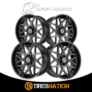 Xf Off-Road Xf-238 Gloss Black & Milled 20X10 5X127/5X139.7 78.1 -12