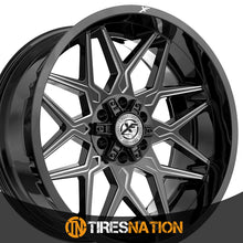 Xf Off-Road Xf-238 Gloss Black & Milled 20X10 5X127/5X139.7 78.1 -12
