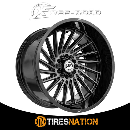 Xf Off-Road Xf-239 Gloss Black & Brushed Double Dark Tint 20X10 5X127/5X139.7 78.1 -12