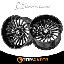 Xf Off-Road Xf-239 Gloss Black & Brushed Double Dark Tint 20X10 5X127/5X139.7 78.1 -24