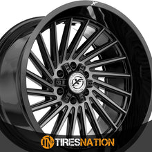 Xf Off-Road Xf-239 Gloss Black & Brushed Double Dark Tint 20X10 5X127/5X139.7 78.1 -12