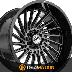 Xf Off-Road Xf-239 Gloss Black & Brushed Double Dark Tint 20X10 5X127/5X139.7 78.1 -24