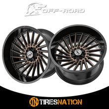 Xf Off-Road Xf-239 Satin Black & Bronze Machined Double Dark Tint 20X10 6X135/6X139.7 106.4 -12
