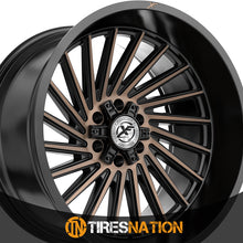 Xf Off-Road Xf-239 Satin Black & Bronze Machined Double Dark Tint 20X10 5X127/5X139.7 78.1 -24