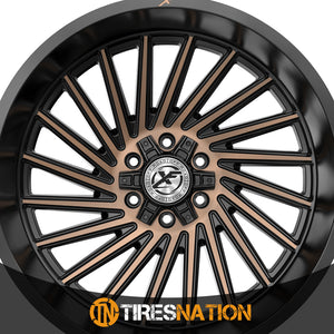 Xf Off-Road Xf-239 Satin Black & Bronze Machined Double Dark Tint 20X10 6X135/6X139.7 106.4 -12