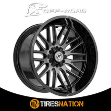 Xf Off-Road Xf-240 Gloss Black & Brushed Double Dark Tint 20X10 5X127/5X139.7 78.1 -12