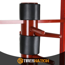 New Adjustable Solid Wood Red Wooden Training Dummy Wing Chun Martial Art