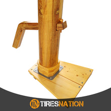 Traditional Solid Wood Standing Training Dummy Wing Chun Ip Man Martial Art