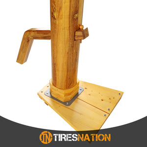 Traditional Solid Wood Standing Training Dummy Wing Chun Ip Man Martial Art